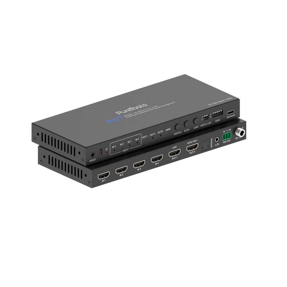 Коммутатор PureLink PT-SW-HD41-48G Puretools 4x1 HDMI 2.1 Switch - 48Gbps - 8K (60Hz 4:2:0)